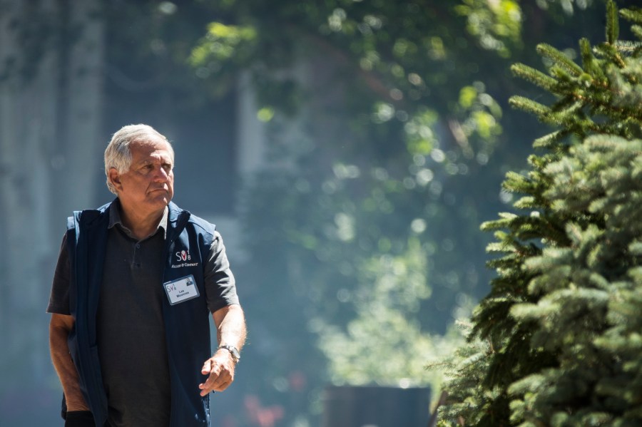 Leslie "Les" Moonves, president and chief executive officer of CBS Corp., attends the annual Allen & Co. Sun Valley Conference, July 11, 2018, in Sun Valley, Idaho. (Credit: Drew Angerer/Getty Images)