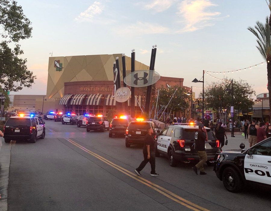 This photo of the Ontario Mills Mall in Ontario was posted on @OfficialDJSCOUT's Twitter account on July 7, 2018.