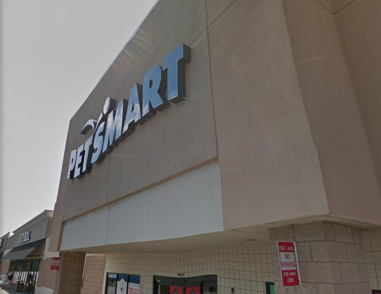 The PetSmart on Tittabawassee Road in Saginaw Township, MI is seen in a photo from Google Maps.