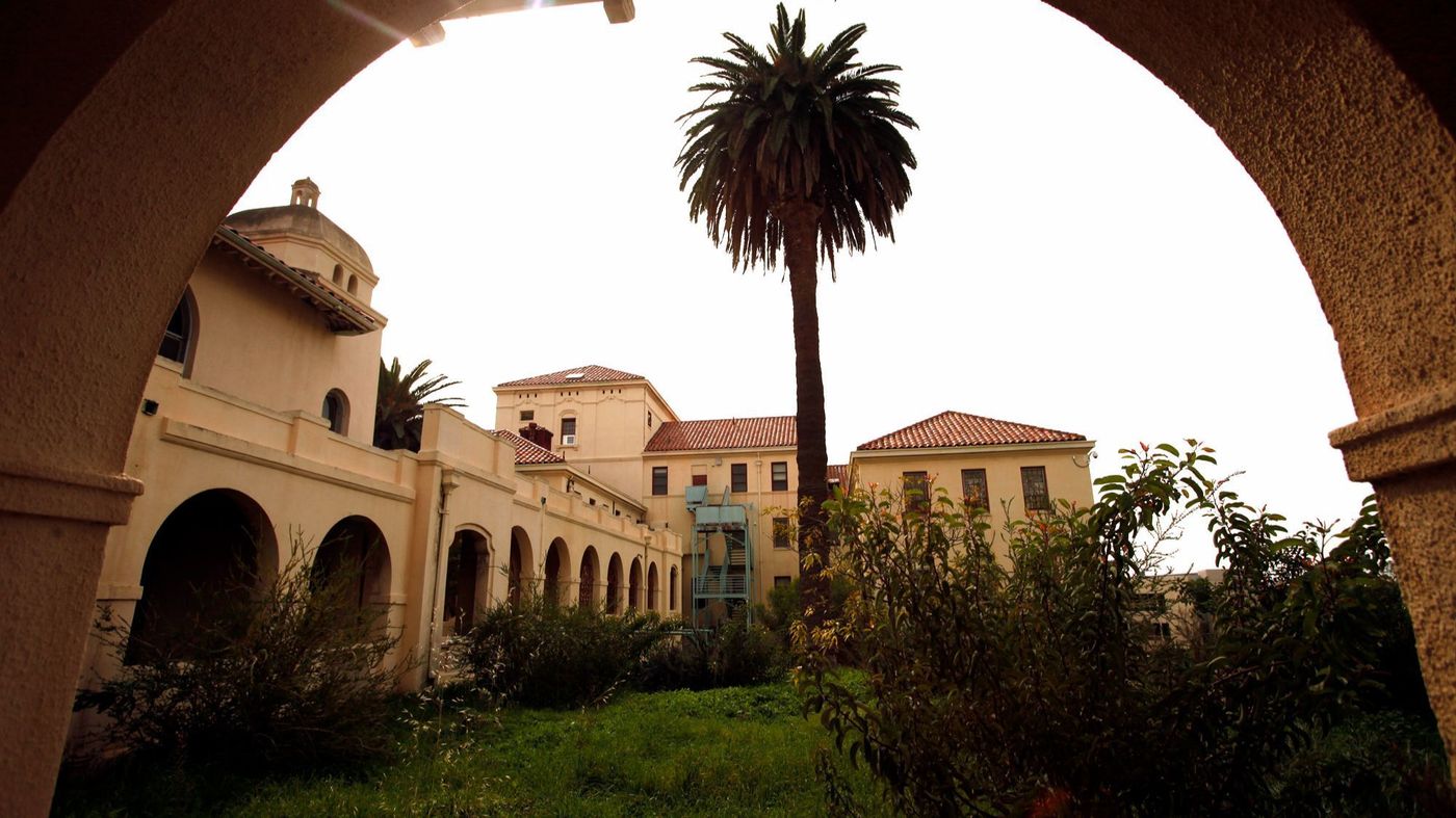 The West Los Angeles Veterans Affairs campus, where a parking lot operator defrauded the VA out of $13 million, is seen in an undated photo. (Credit: Genaro Molina / Los Angeles Times)