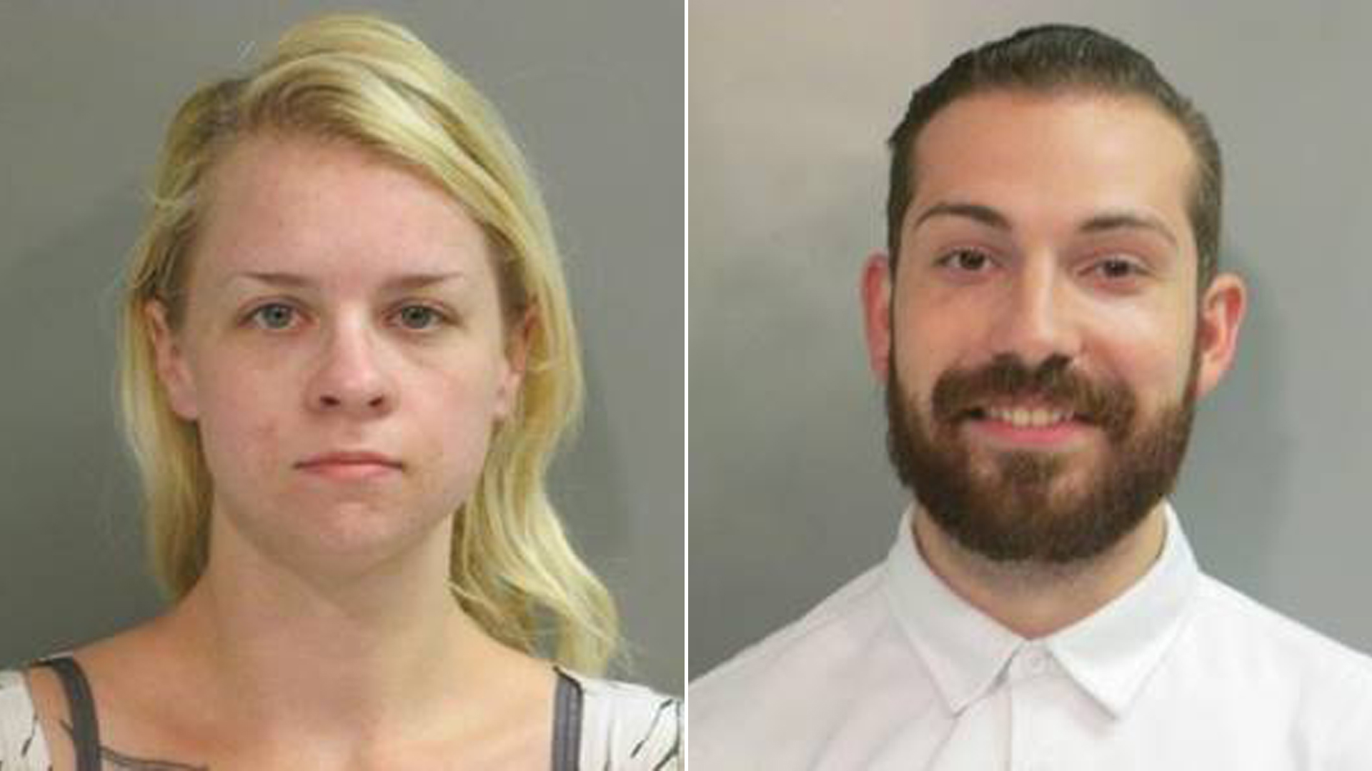 Maxine Feldstein, left, and Nicholas Lowe are seen in photos released Aug. 17, 2018, by the Washington County Sheriff's Office.