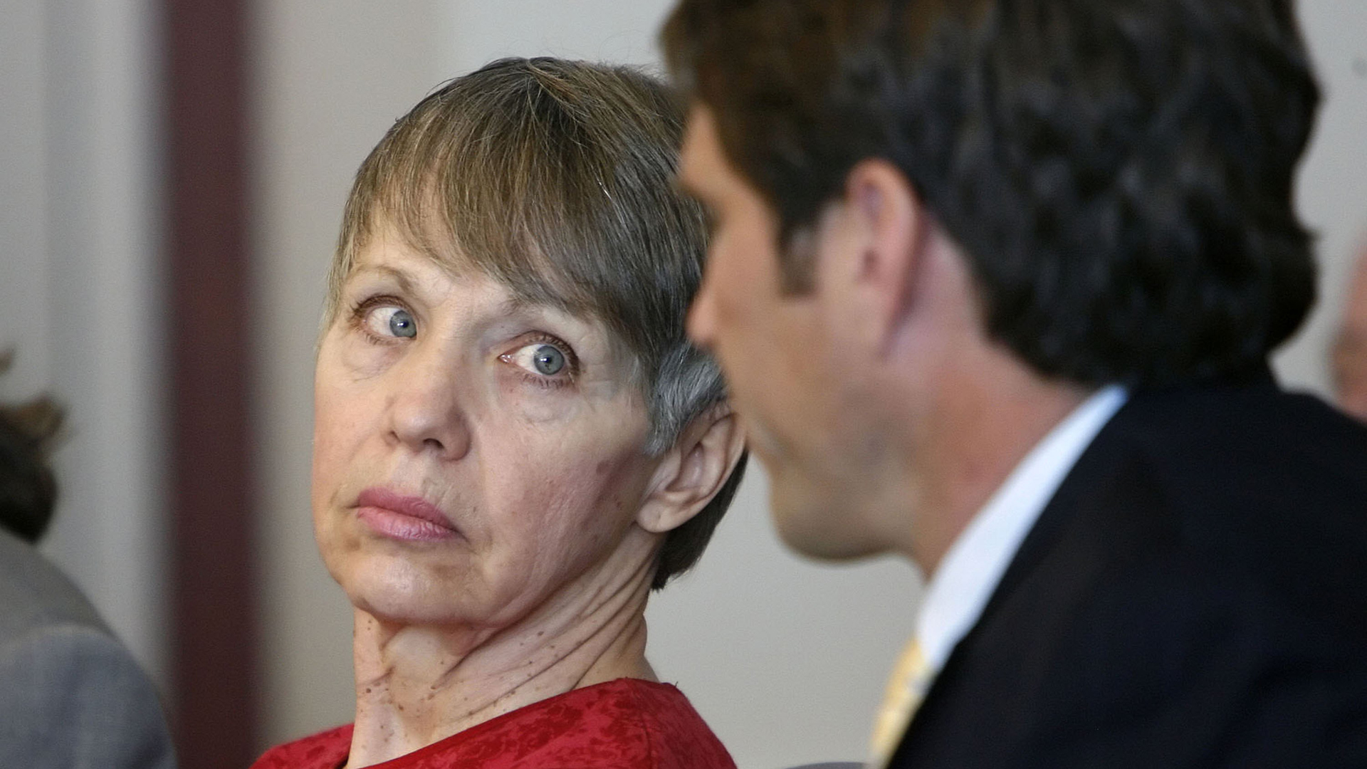 Wanda Barzee, pictured in court during a forced medication hearing in Salt Lake City, Utah, on February 16, 2006. (Credit: Steve Griffin-Pool/Getty Images)