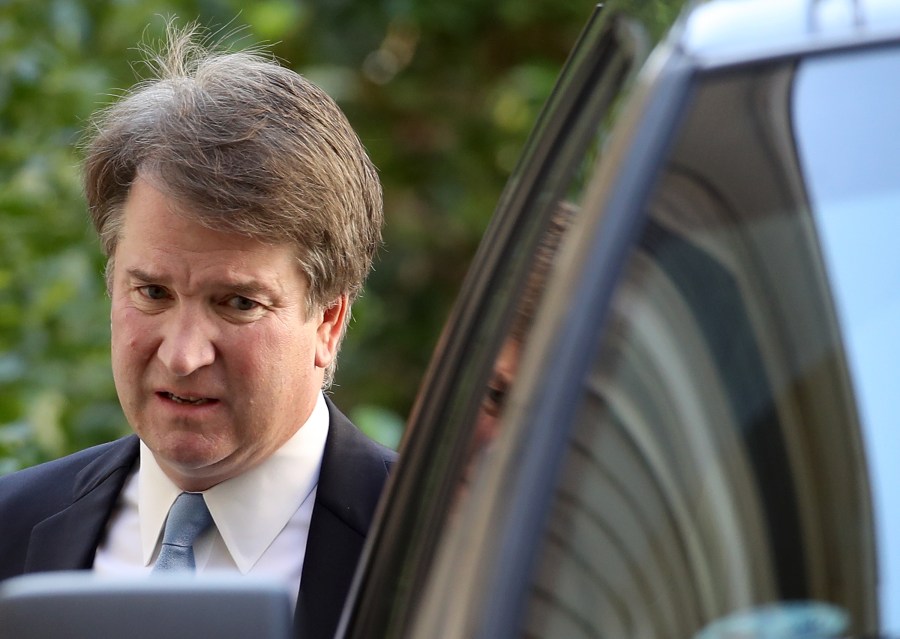 Supreme Court nominee Judge Brett Kavanaugh leaves his home September 19, 2018 in Chevy Chase, Maryland. (Credit: Win McNamee/Getty Images)