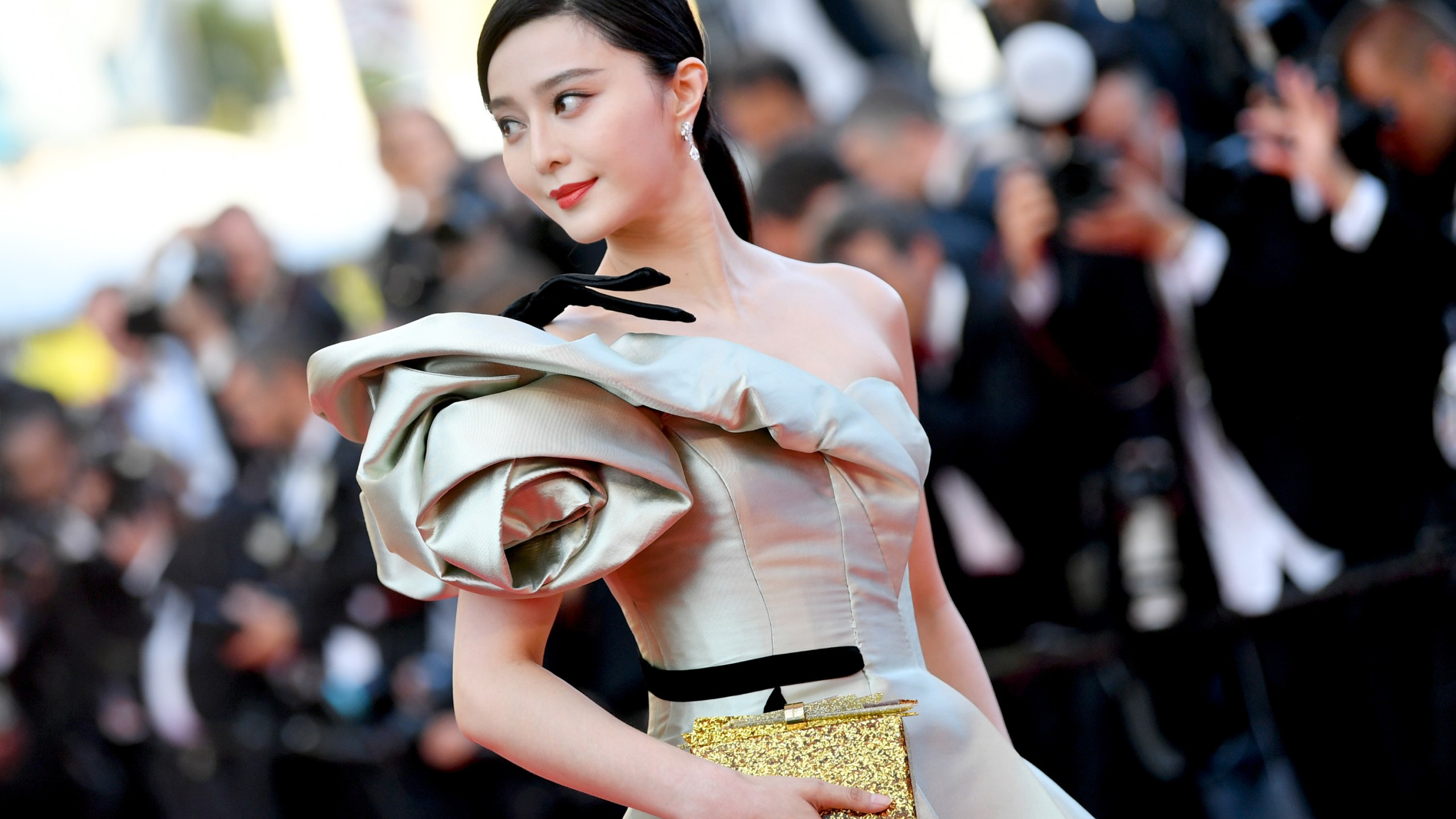 Actress Fan Bingbing attends the screening of 'Ash Is The Purest White (Jiang Hu Er Nv)' during the 71st annual Cannes Film Festival at Palais des Festivals on May 11, 2018 in Cannes, France. (Credit: Emma McIntyre/Getty Images)