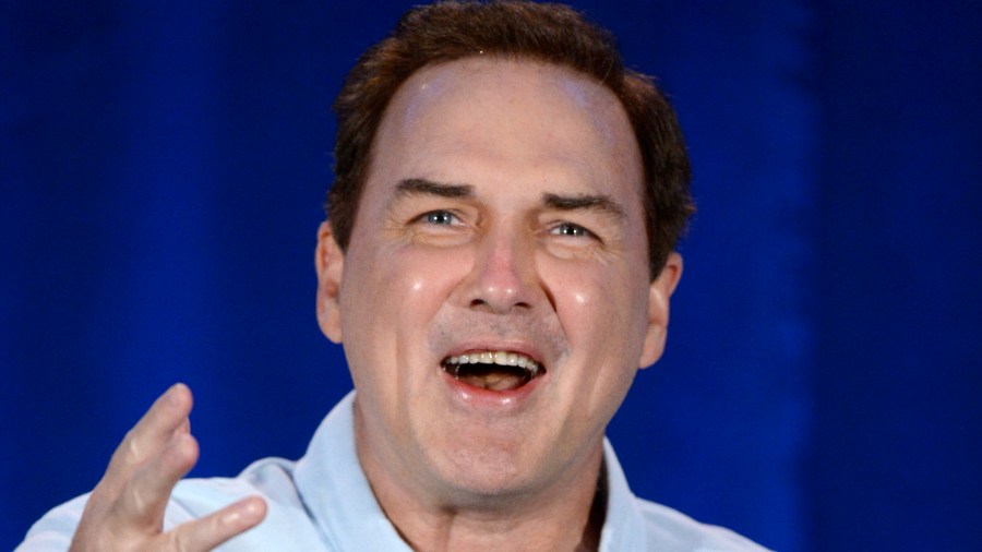 Norm Macdonald, speaks during a panel discussion of reality television talent show "Last Comic Standing" during NBCUniversal Summer Press Day April 2, 2015, in Pasadena. (Credit: Kevork Djansezian/Getty Images)