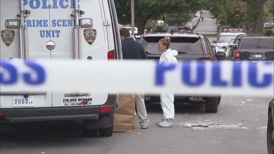 Five people, including three infants, were stabbed on Sept. 20, 2018 at an in-home day care center in New York by an employee who then tried to kill herself, police said. (WCBS via CNN)