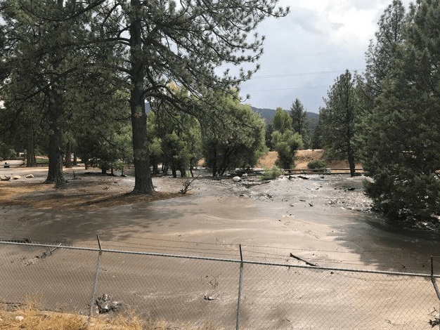 The Riverside County Emergency Management Department tweeted this image on Sept. 29, 2018 along with a warning for residents to prepare for expected rainfall and possible mudflow.