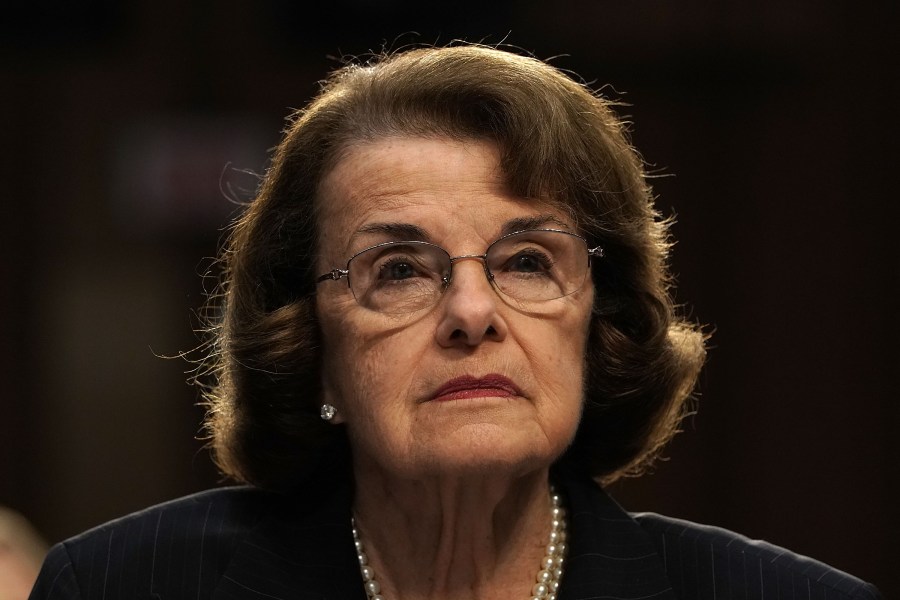 Sen. Dianne Feinstein testifies during a hearing before a Senate subcommittee on Capitol Hill, July 24, 2018. (Credit: Alex Wong / Getty Images)