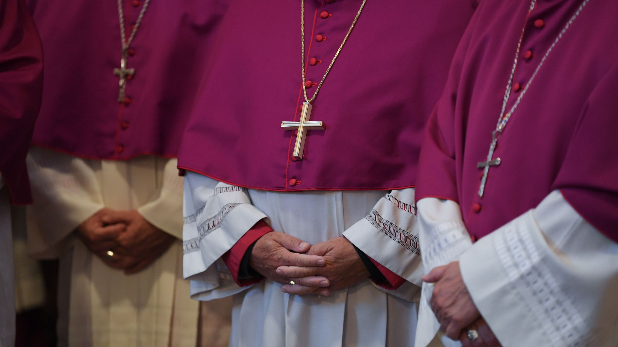 German Bishops take part in the opening mass at the German Bishops' Conference on Sept. 25, 2018, in the cathedral in Fulda, western Germany. - (Credit: ARNE DEDERT/AFP/Getty Images)