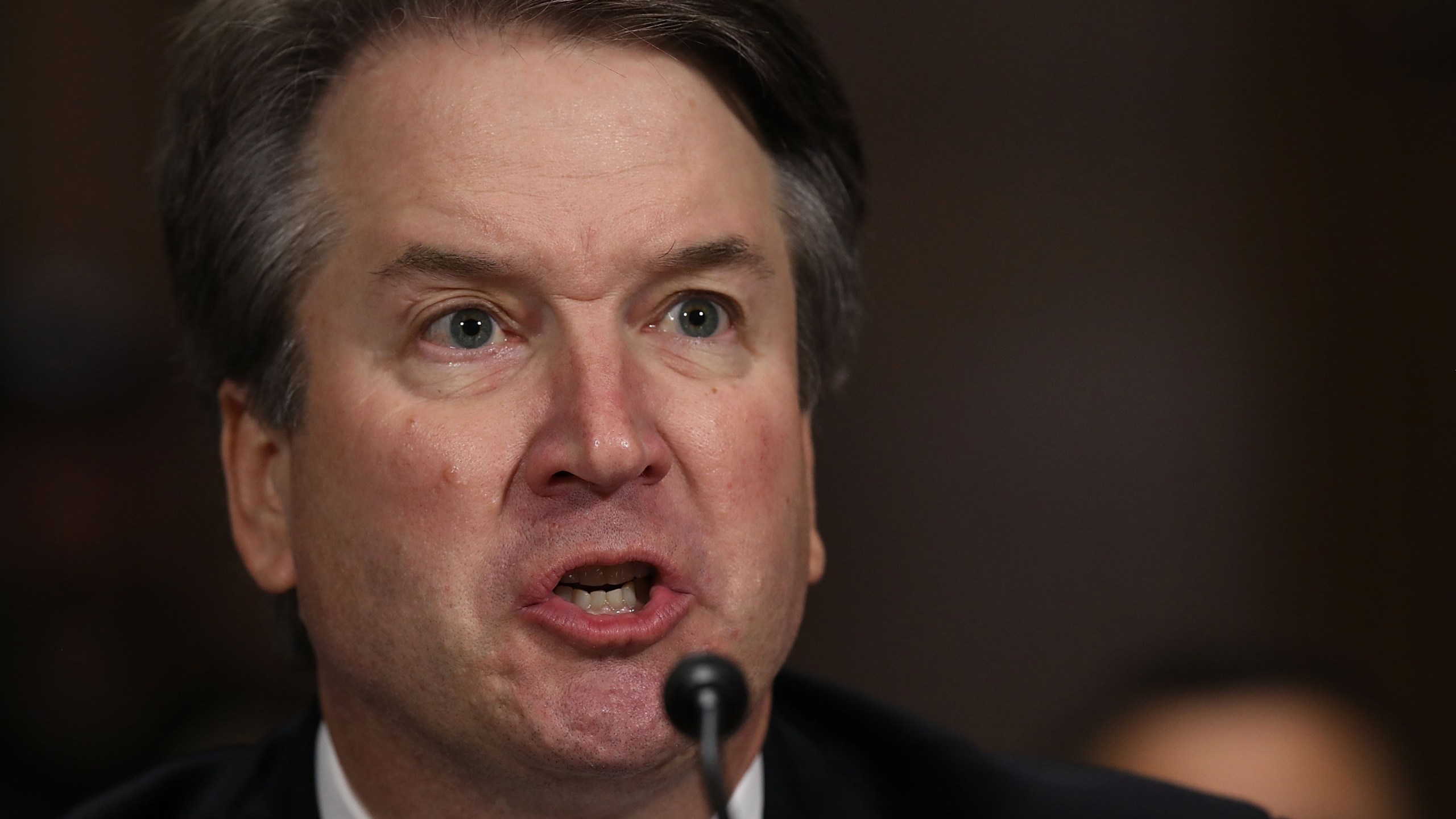 Judge Brett Kavanaugh testifies to the Senate Judiciary Committee during his Supreme Court confirmation hearing in the Dirksen Senate Office Building on Capitol Hill, Sept. 27, 2018. (Credit: Win McNamee / Getty Images)