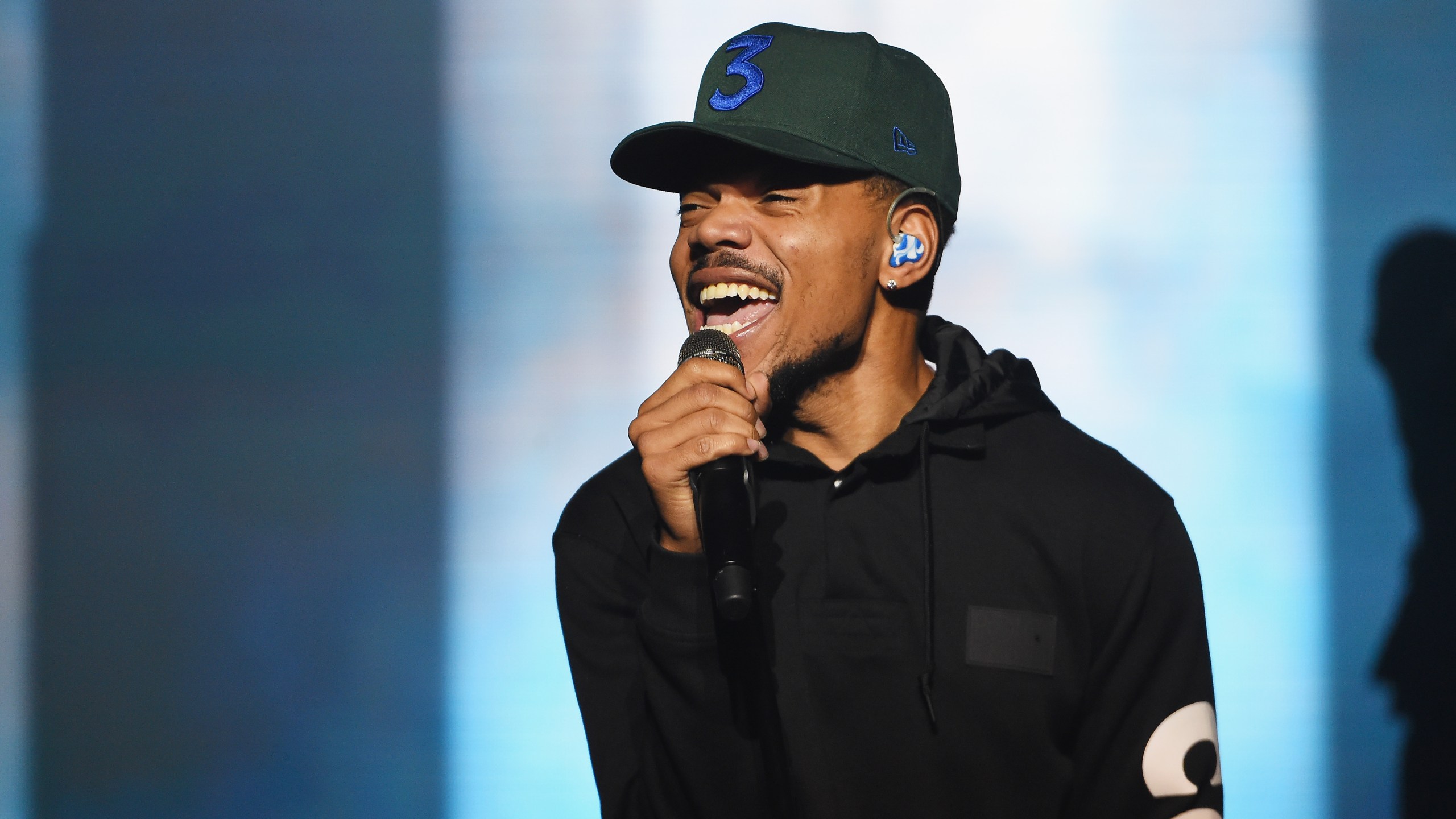 Chance the Rapper performs onstage in Brooklyn on Sept. 29, 2018. (Credit: Nicholas Hunt/Getty Images for Spotify)