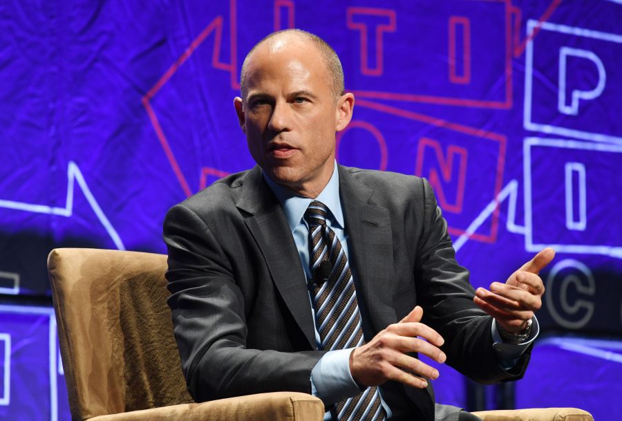 Attorney Michael Avenatti speaks at the "How to Beat Trump" panel at Politicon in Los Angeles on Oct. 20, 2018. (Credit: Mark Ralston / AFP / Getty Images)