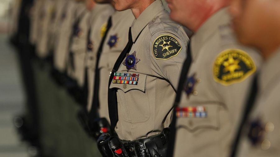 L.A. County sheriff's deputies are seen in an undated file photo. (Mel Melcon / Los Angeles Times)