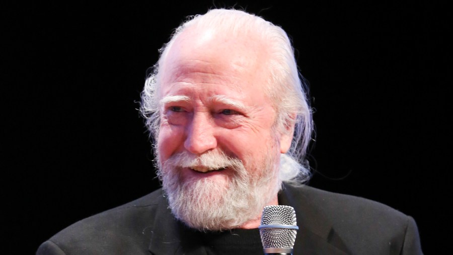 Actor Scott Wilson speaks at a panel discussion following the screening of 'The Walking Dead' on Feb. 8, 2014, in Atlanta. (Credit: Catrina Maxwell/Getty Images for SCAD)