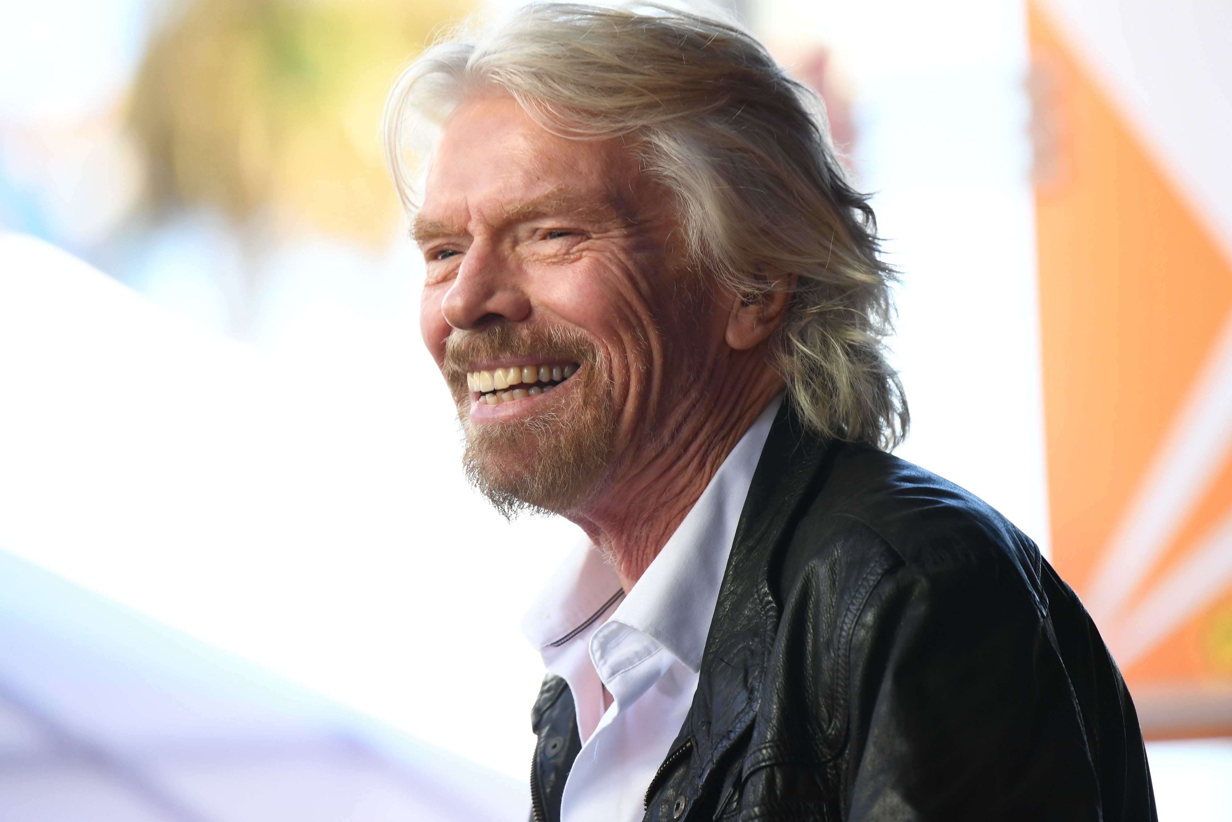 Sir Richard Branson attends his Hollywood Walk of Fame star unveiling ceremony, October 16, 2018 in Hollywood, California. (Credit: ROBYN BECK/AFP/Getty Images)