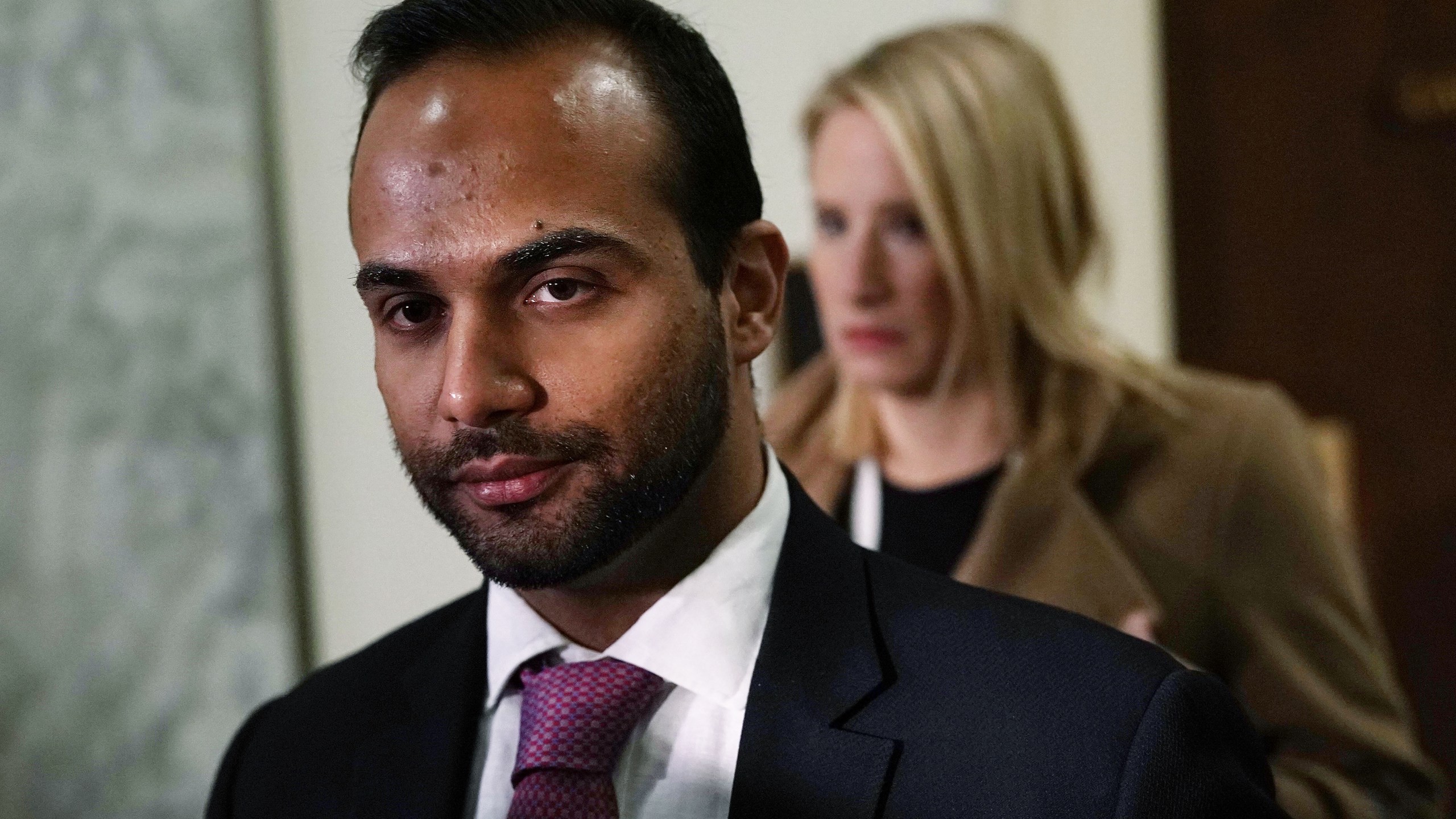 Former Trump campaign adviser George Papadopoulos arrives at a closed-door hearing before the House Judiciary and Oversight Committee on Oct. 25, 2018. (Credit: Alex Wong/Getty Images)