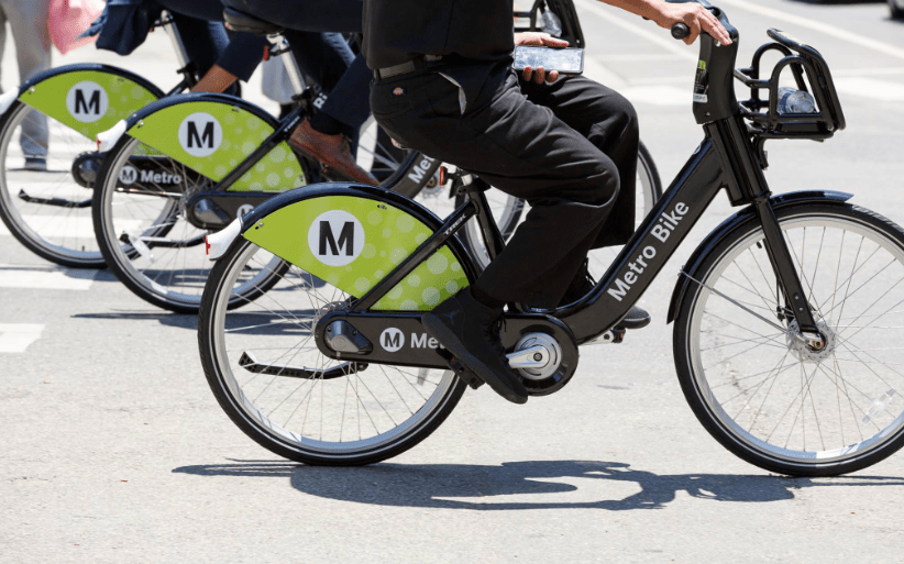 Bikes are seen in an image posted by Metro to Facebook on Oct. 17, 2018.