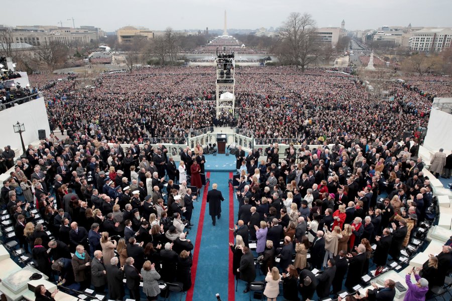 President Donald Trump's 2017 inaugural committee is currently being investigated by federal prosecutors in New York for possible financial abuses related to the more than $100 million in donations raised for the event, The Wall Street Journal reported Thursday. (Credit: Scott Olson/ Getty Images via CNN)