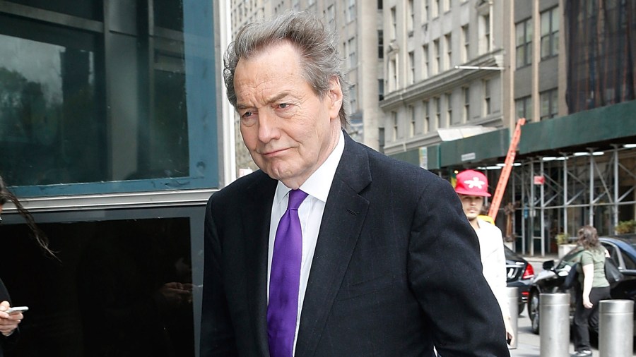 CBS correspondent Charlie Rose attends Bob Simon Public Memorial at Times Center on April 30, 2015, in New York City. (Credit: Lamparski/Getty Images)