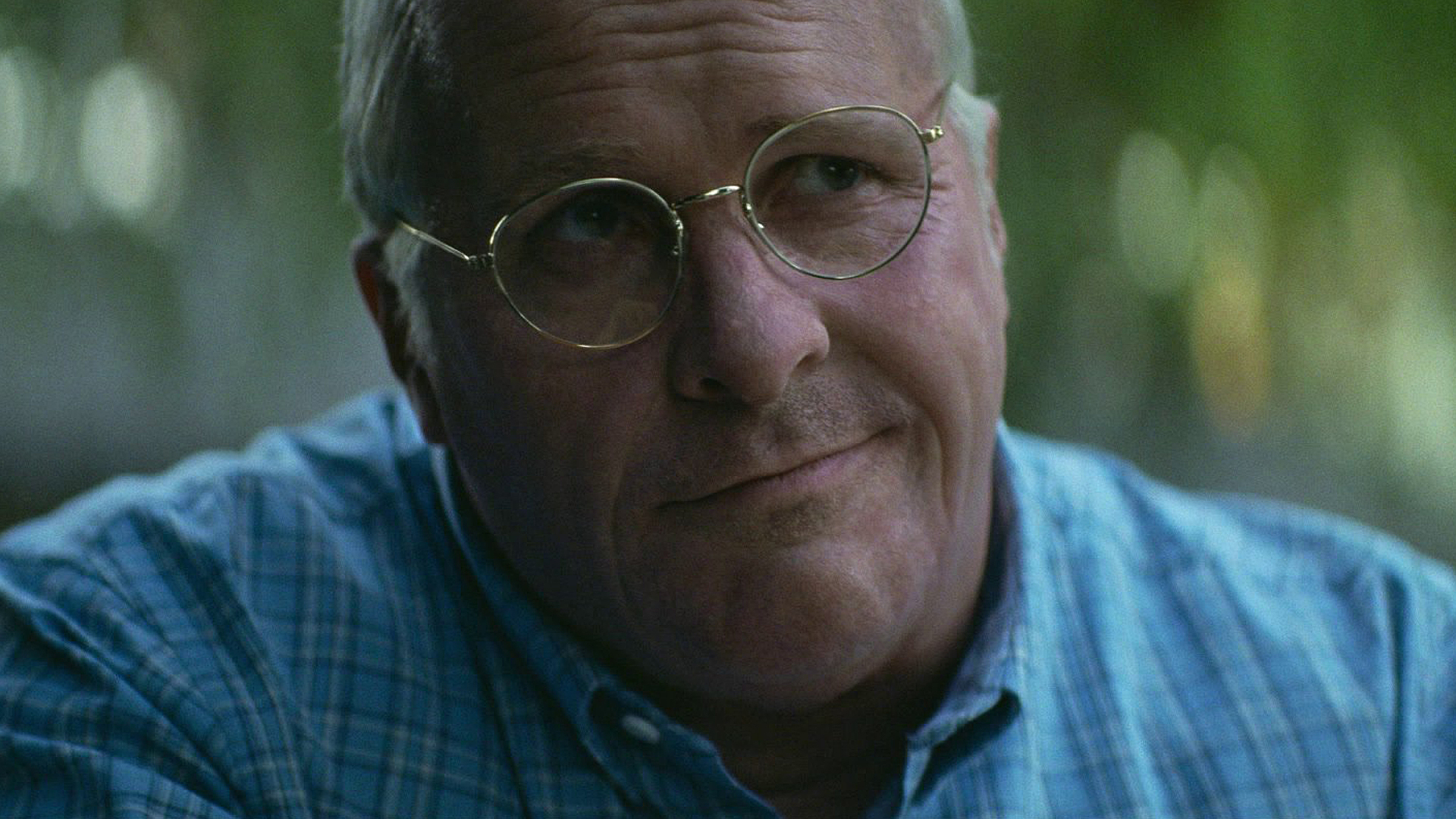 Christian Bale plays former Vice-President Dick Cheney in a scene from “Vice.” (Credit: Annapurna Pictures)