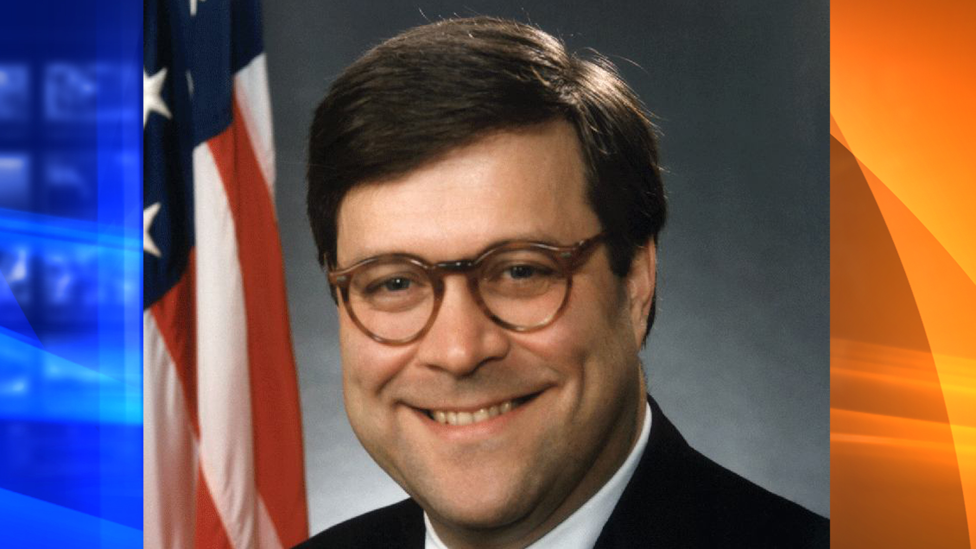 A U.S. Department of Justice photo from circa 1991 shows William Barr.