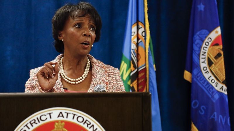 Los Angeles County District Attorney Jackie Lacey appears in an undated photo. (Credit: Mel Melcon/Los Angeles Times)