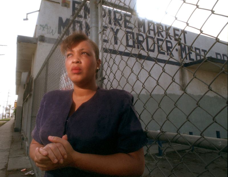 Denise Harlins, pictured in 1995. (Credit: Los Angeles times)