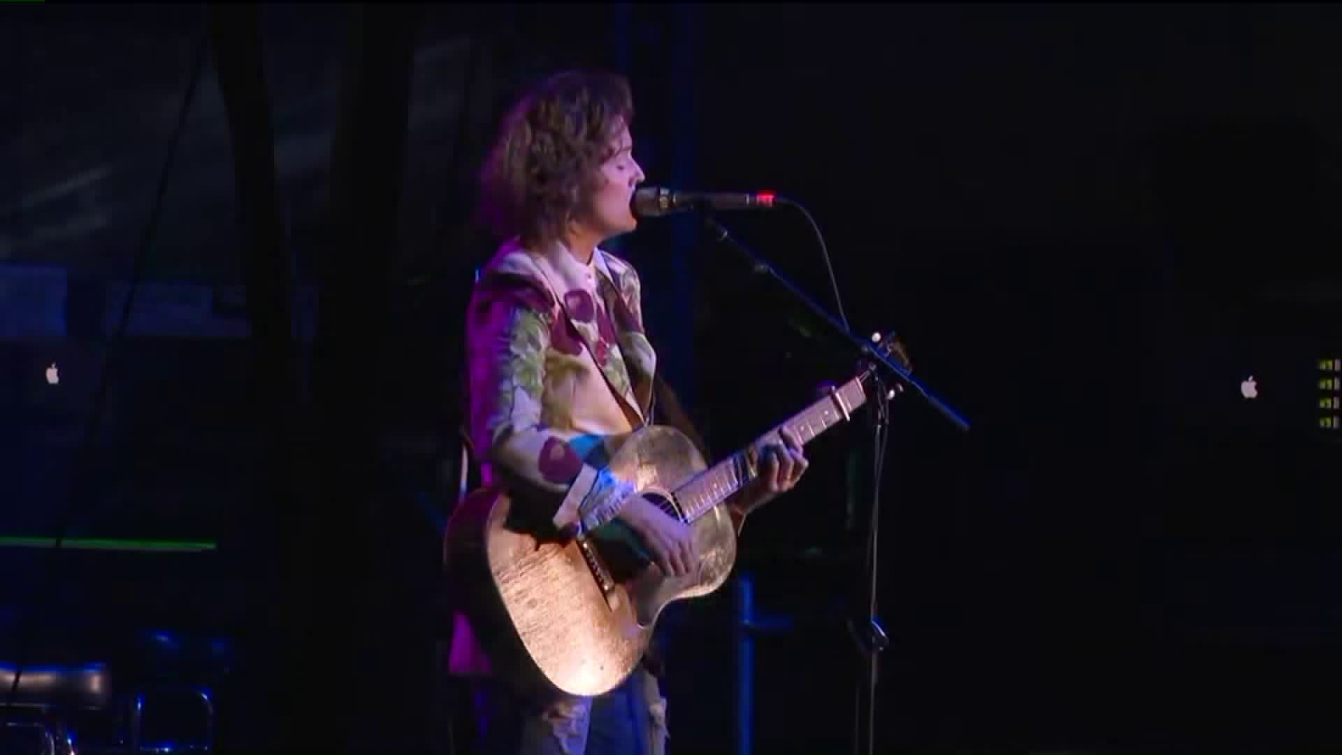 Singer and songwriter Brandi Carlile performs during the One Love Malibu concert in Calabasas on Dec. 2, 2018.