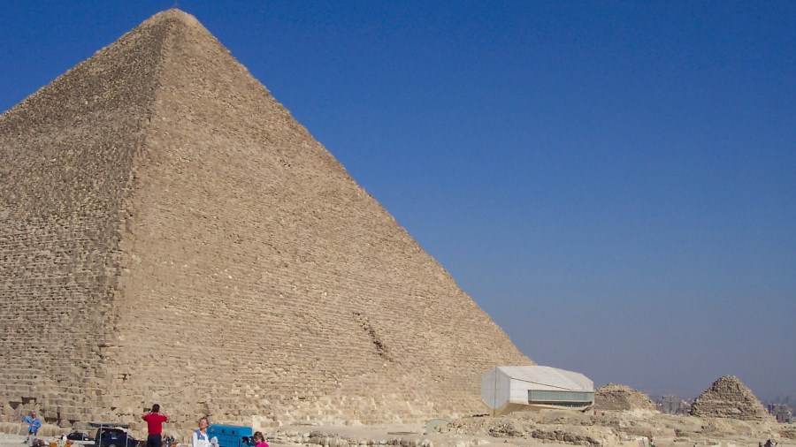 The Great Khufu Pyramid of Giza is seen in this undated photo. (Credit: CNN)