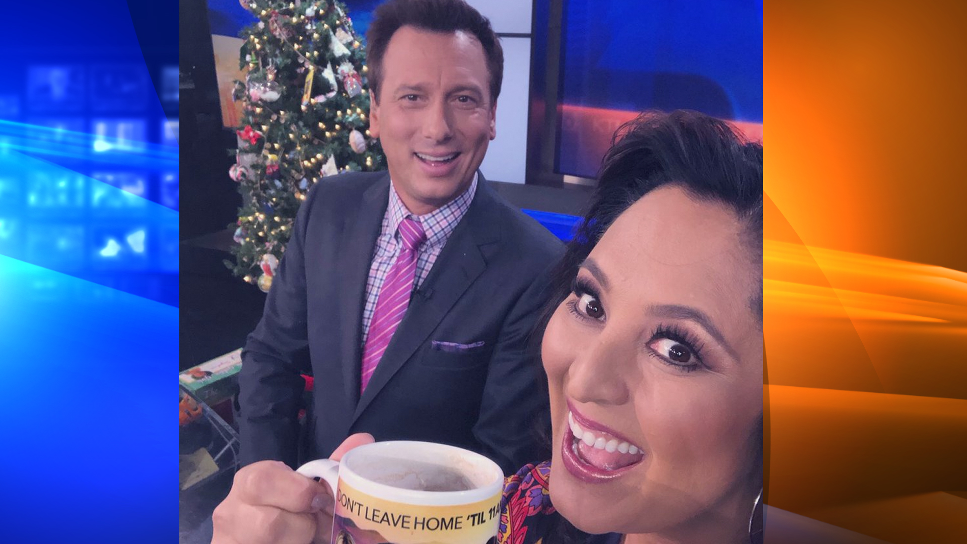 A photo of Chris Burrous and Lynette Romero posted to her Twitter account on Dec. 28, 2018.