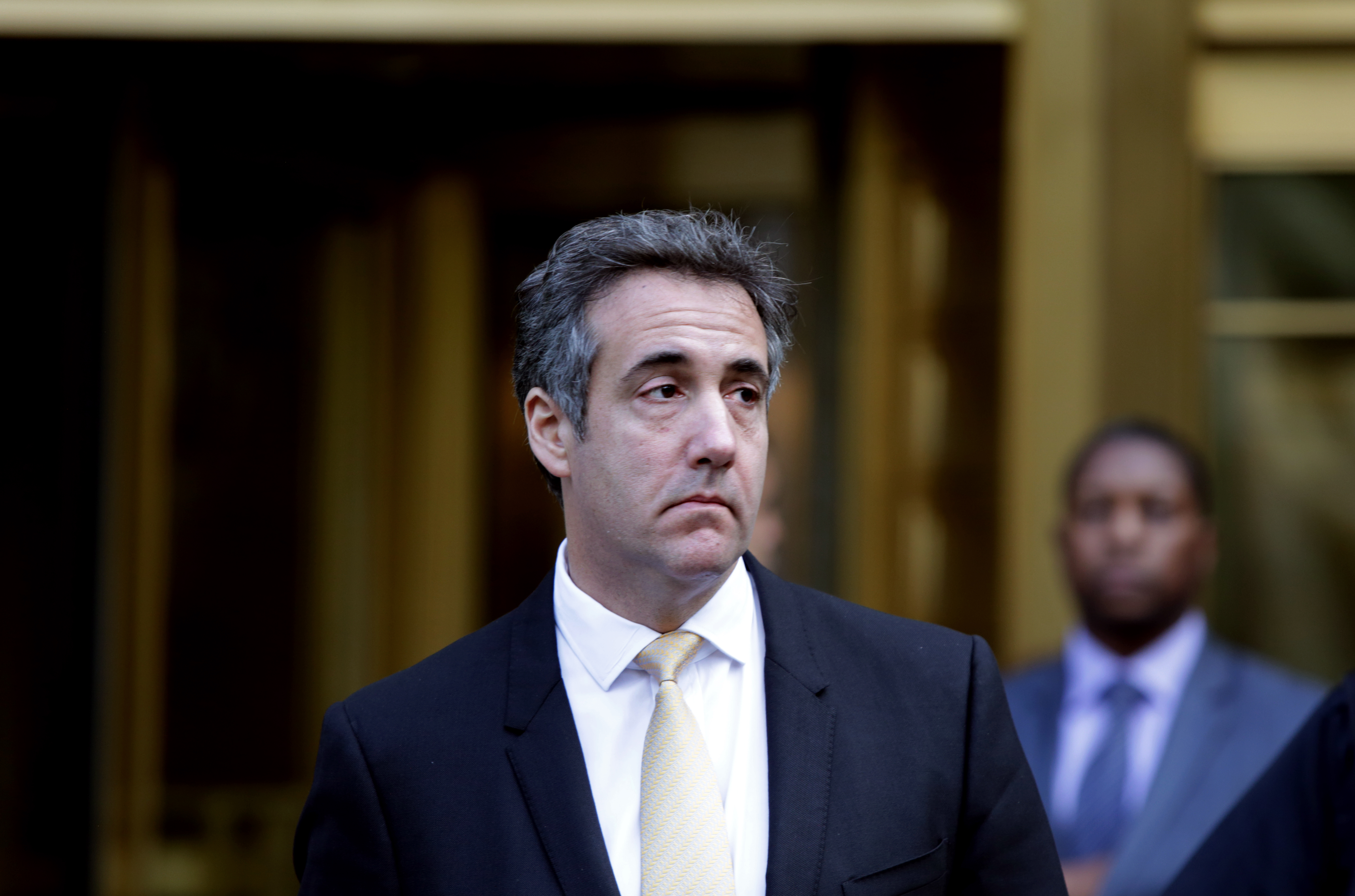 Michael Cohen, former lawyer to U.S. President Donald Trump, exits the Federal Courthouse on August 21, 2018 in New York City. (Credit: Yana Paskova/Getty Images)