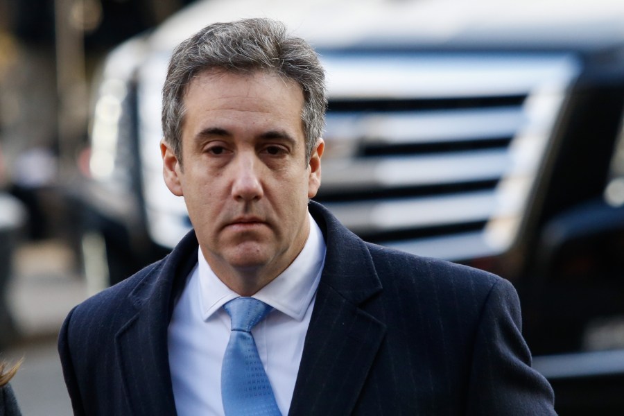 Michael Cohen, President Donald Trump's former personal attorney and fixer, arrives at federal court for his sentencing hearing, Dec. 12, 2018 in New York City. (Credit: Eduardo Munoz Alvarez/Getty Images)