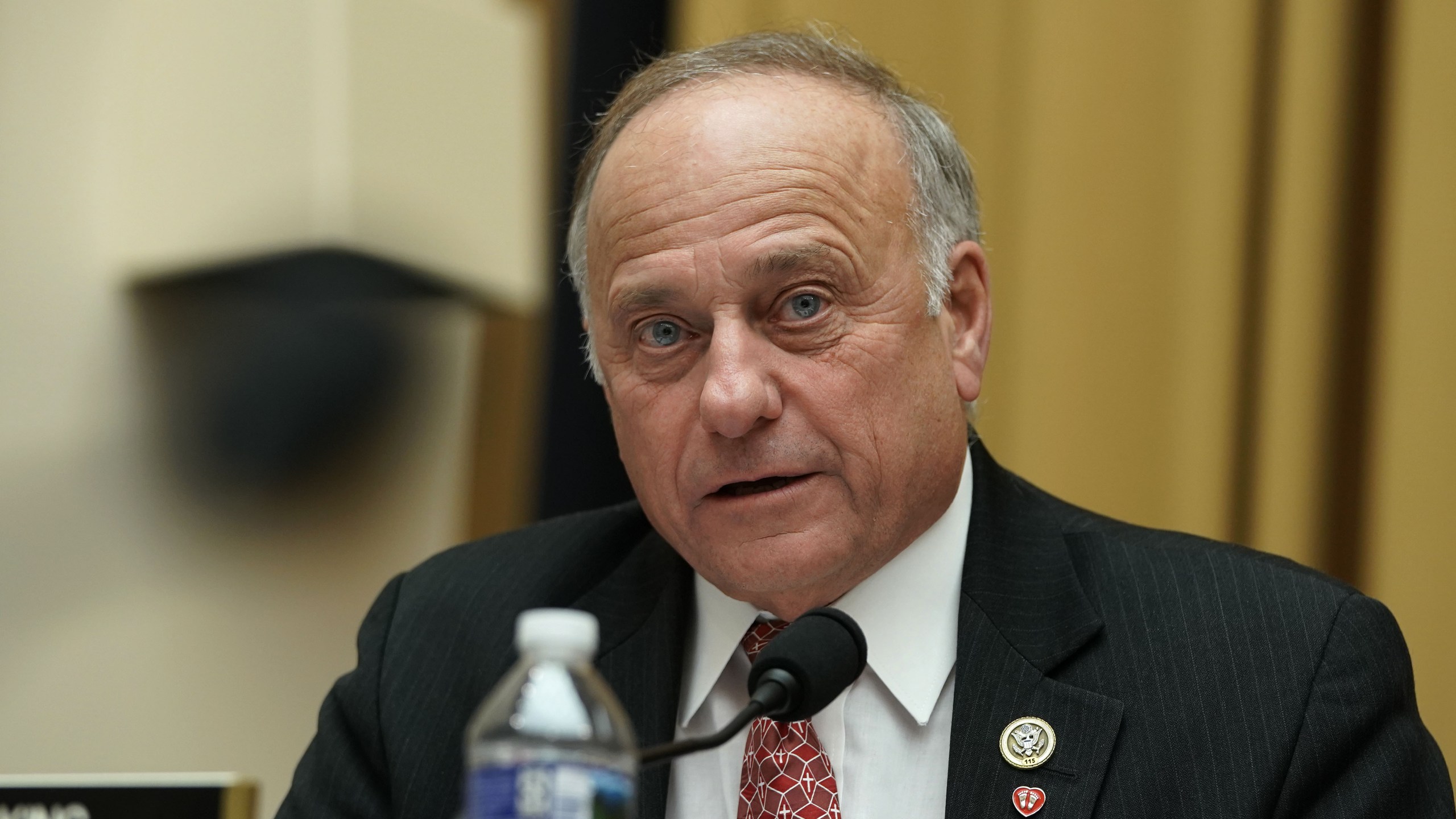 U.S. Rep. Steve King (R-IA) speaks during a hearing where Google CEO Sundar Pichai testifies before the House Judiciary Committee at the Rayburn House Office Building on Dec. 11, 2018. (Credit: Alex Wong/Getty Images)