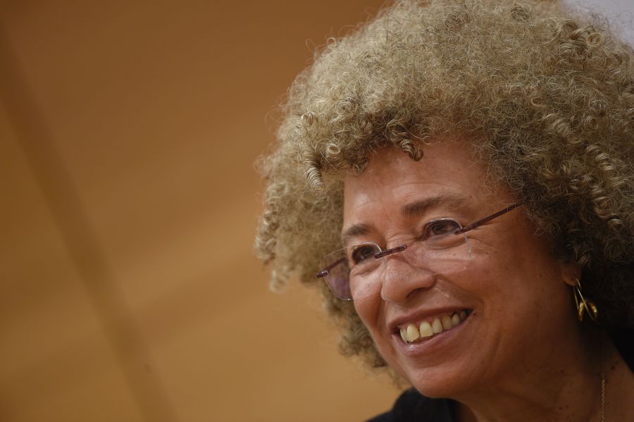 U.S. political civil-rights activist Angela Davis attends a meeting "The meaning of white supremacy today", held at "Roma TRE University" , on March 14, 2016, in Rome. (Credit: ANDREAS SOLARO/AFP/Getty Images)