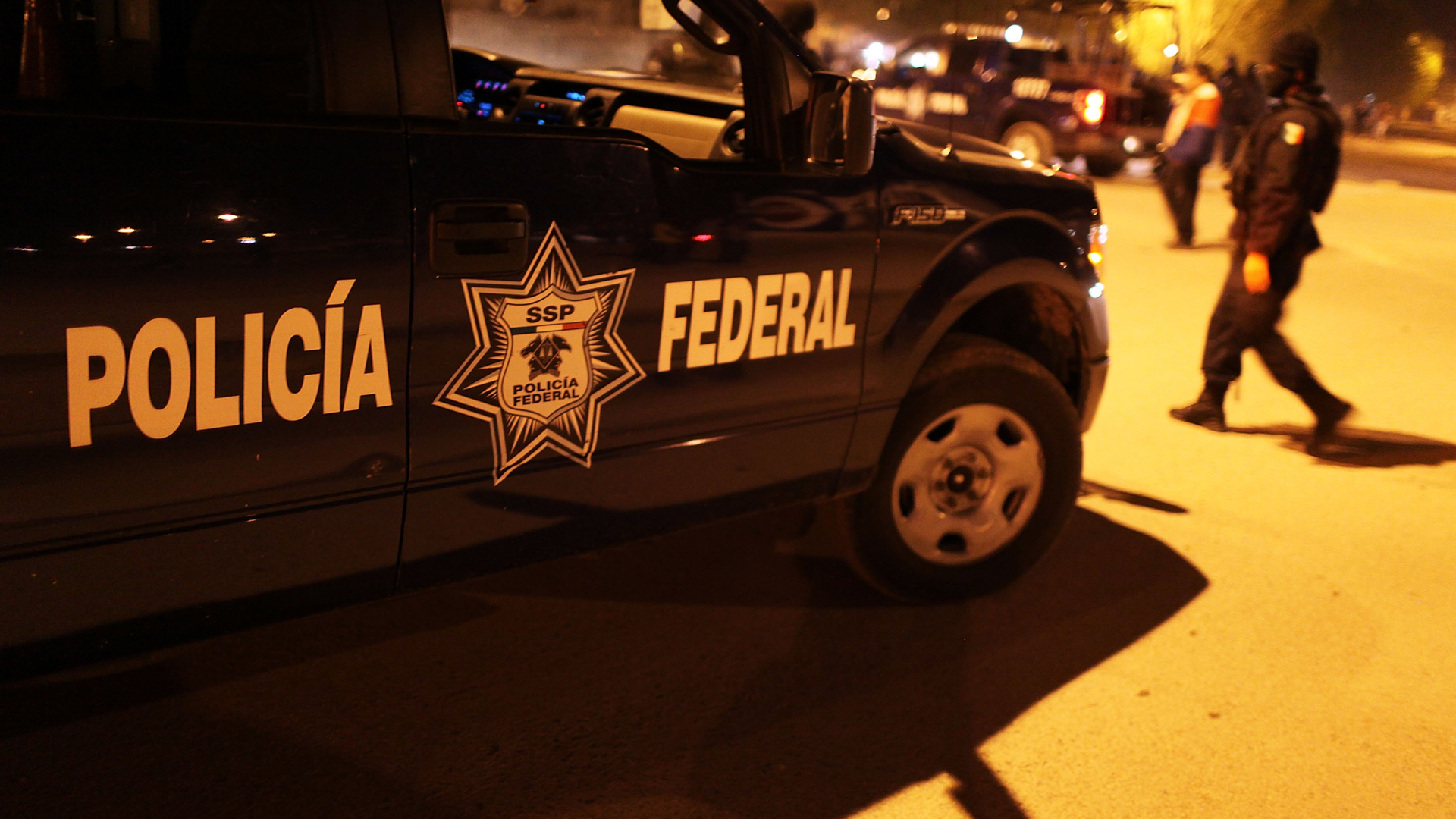 A police vehicle in Mexico is seen in a file photo. (Credit: Spencer Platt/Getty Images)