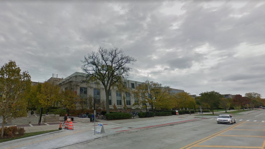 Northwestern University in Illinois is seen in this undated image from Google Maps.