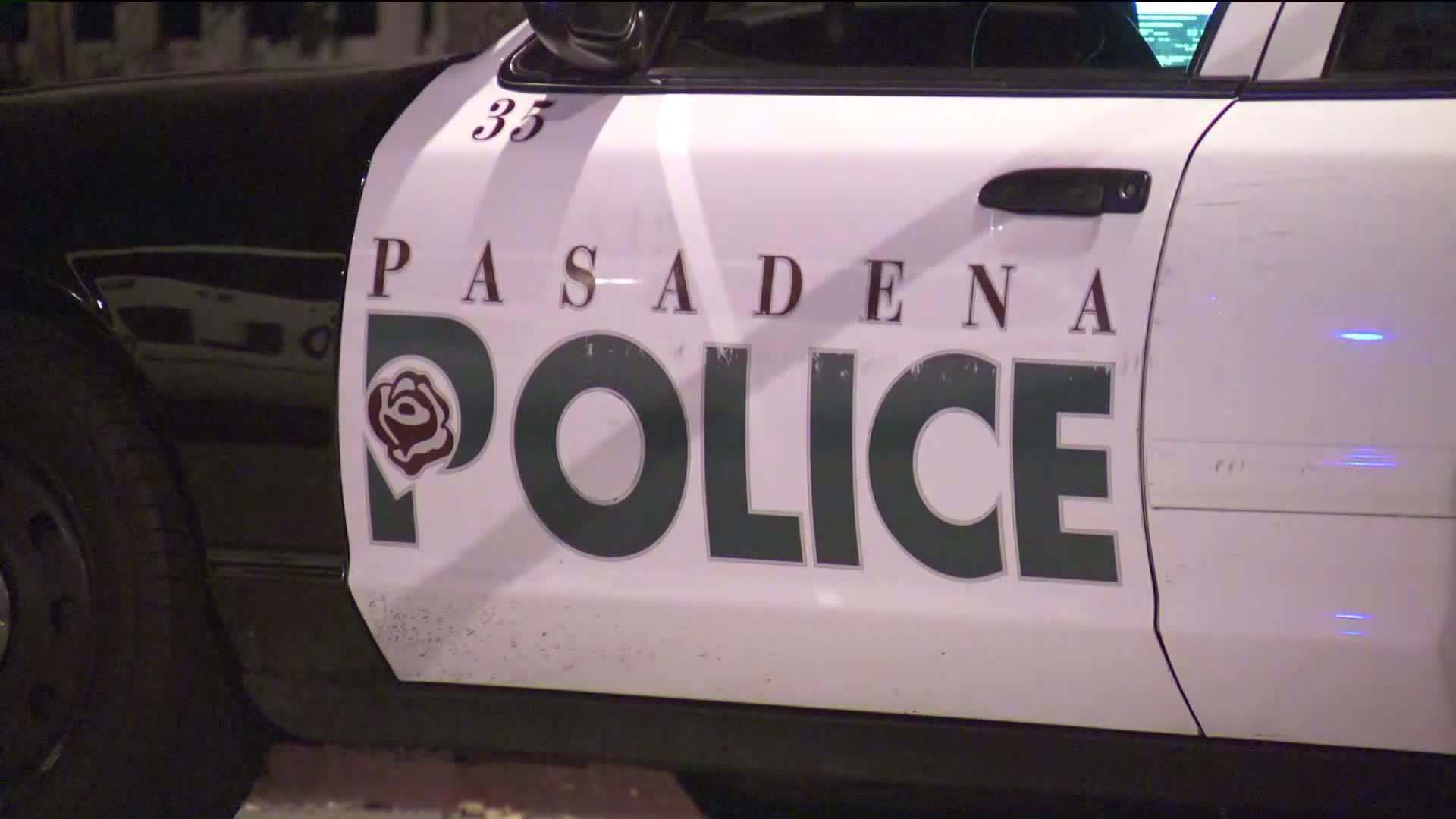 A Pasadena police cruiser is seen in a file photo from Jan. 11, 2019. (Credit: KTLA)