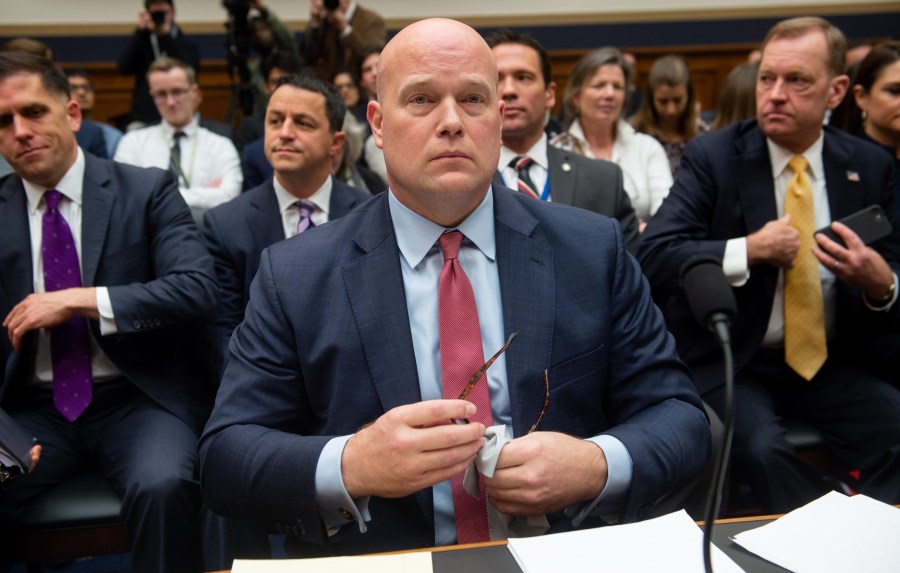 Acting Attorney General Matt Whitaker testifies before the House Judiciary Committee on oversight of the Justice Department on Feb. 8, 2019. (Credit: Saul Loeb / AFP / Getty Images)