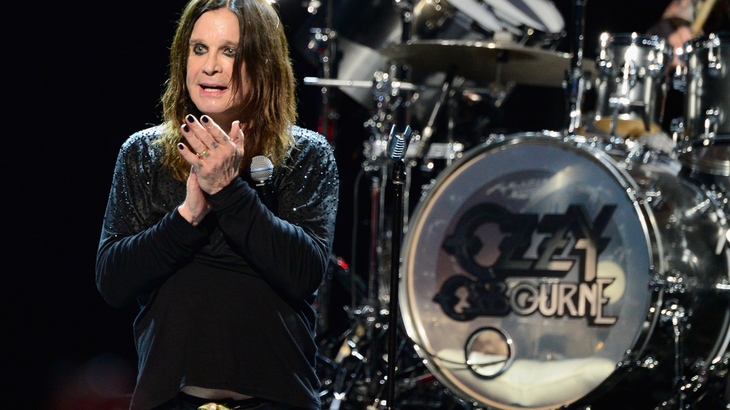 Musician Ozzy Osbourne performs onstage at the 10th annual MusiCares MAP Fund Benefit Concert at Club Nokia on May 12, 2014 in Los Angeles. (Credit: Frazer Harrison/Getty Images)