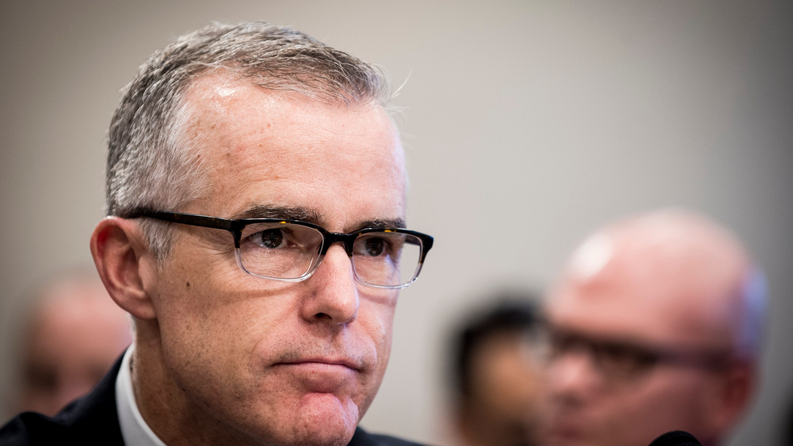 Acting FBI Director Andrew McCabe testifies before a House Appropriations subcommittee meeting on the FBI's budget requests for FY2018 on June 21, 2017 in Washington, DC. (Credit: Pete Marovich/Getty Images)