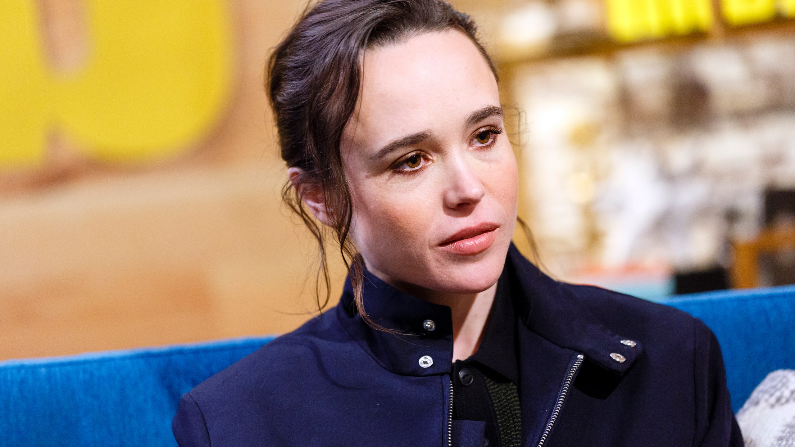 Actress Ellen Page visits 'The IMDb Show' on Feb. 20th 2018, in Studio City. (Credit: Rich Polk/Getty Images for IMDb)