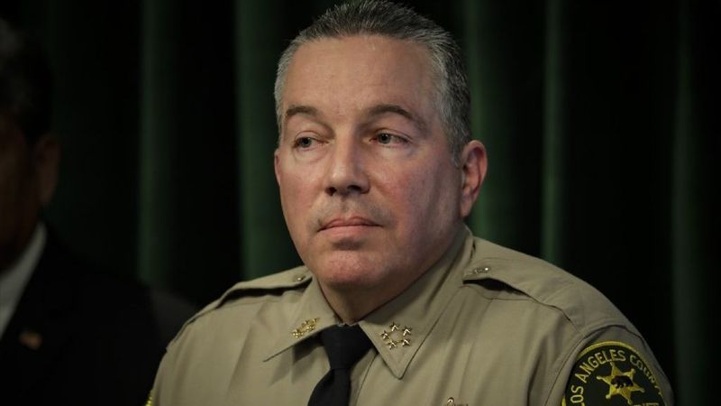 Los Angeles County Sheriff Alex Villanueva appears in an undated photo. (Credit: Irfan Khan / Los Angeles Times)