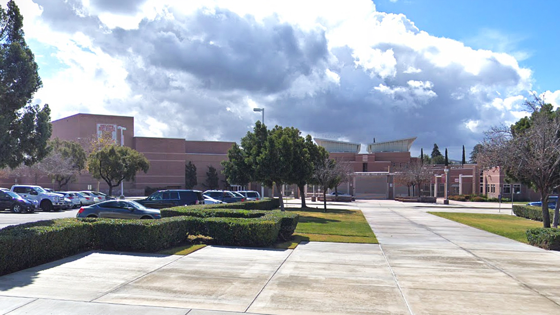 Redlands East Valley High School is seen in this image from Google Maps.