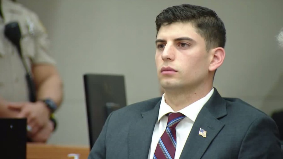 Richard Sepolio appears in court as a jury returns a guilty verdict on manslaughter charges on Feb. 13, 2019. (Credit: KSWB)