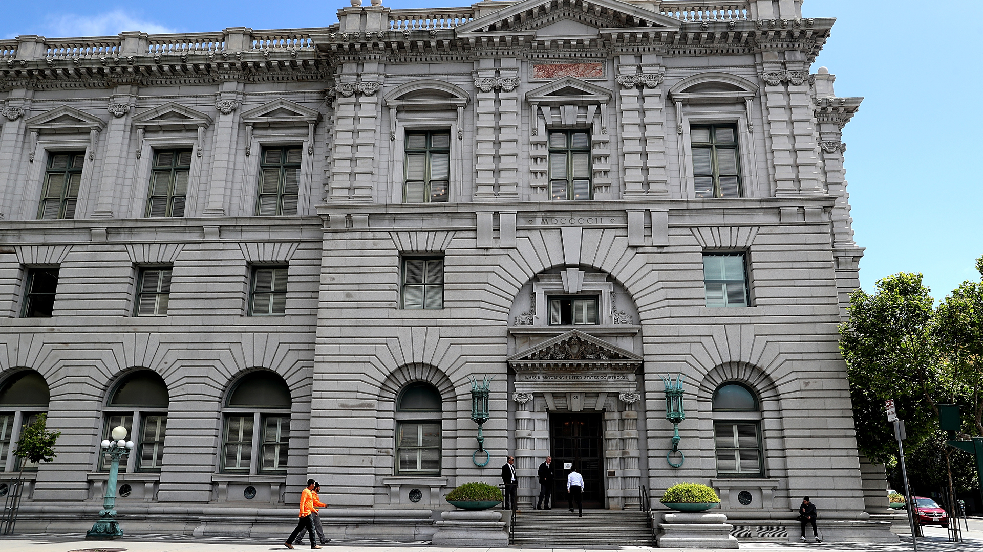 A view of the Ninth U.S. Circuit Court of Appeals on June 12, 2017 in San Francisco. (Credit: Justin Sullivan/Getty Images)