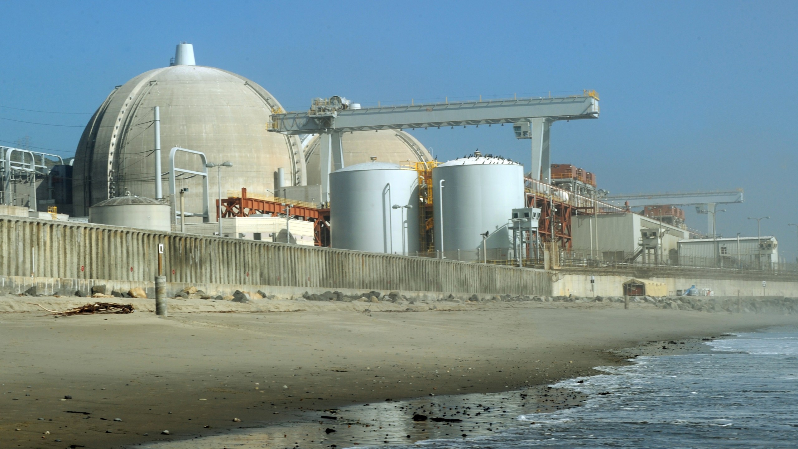 View of the San Onofre Nuclear Power Plant in north San Diego County on March 15, 2011. (Credit: MARK RALSTON/AFP/Getty Images)