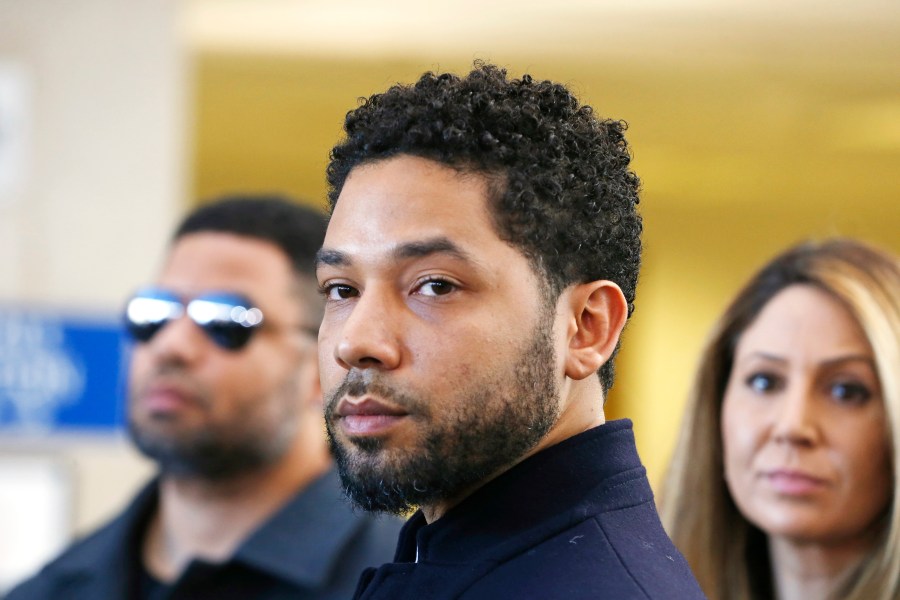 Actor Jussie Smollett after his court appearance at Leighton Courthouse on March 26, 2019, in Chicago, Illinois.(Credit: Nuccio DiNuzzo/Getty Images)