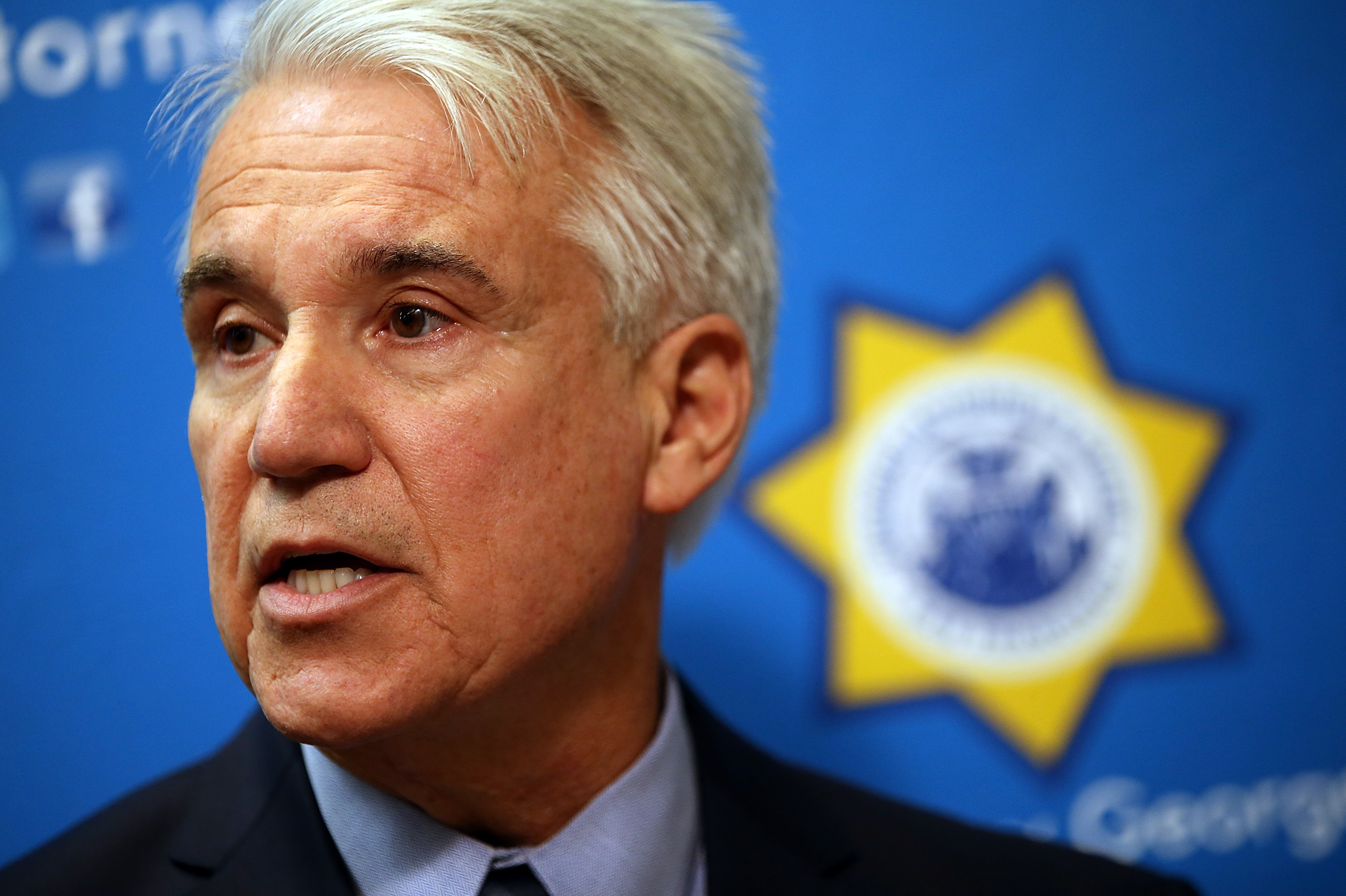 San Francisco District Attorney George Gascon speaks during a new conference on Dec. 9, 2014. (Justin Sullivan / Getty Images)