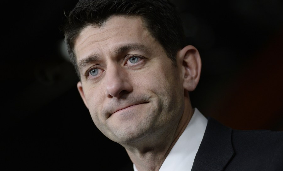 In this file photo, Paul Ryan is seen at the U.S Capitol on February 11, 2016. (Credit: Olivier Douliery/Getty Images)