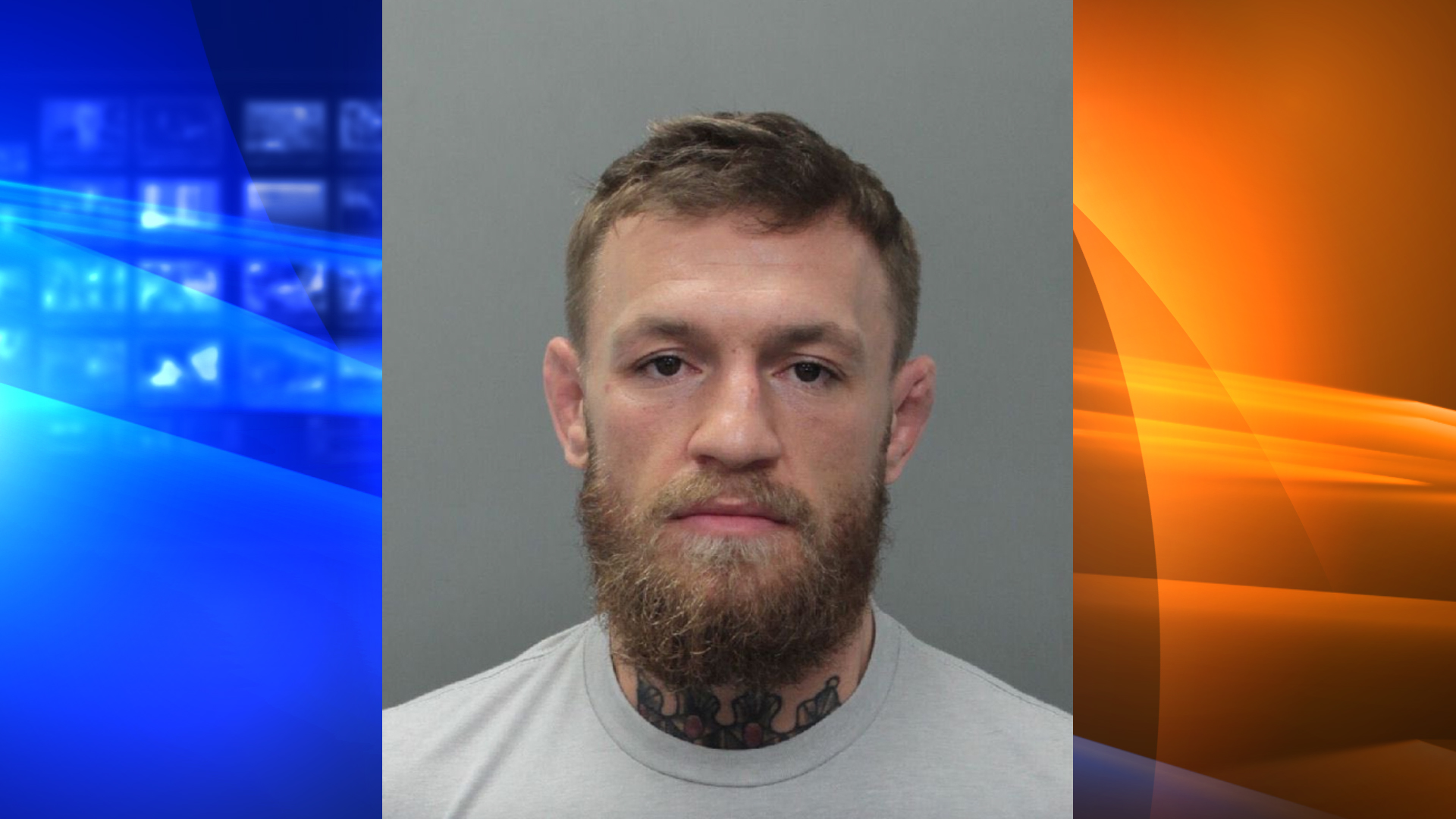 Conor McGregor is seen in a booking photo released by the Miami Beach Police Department on March 11, 2019.